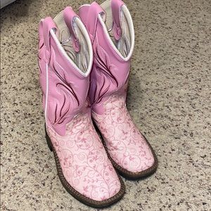 Pink boots